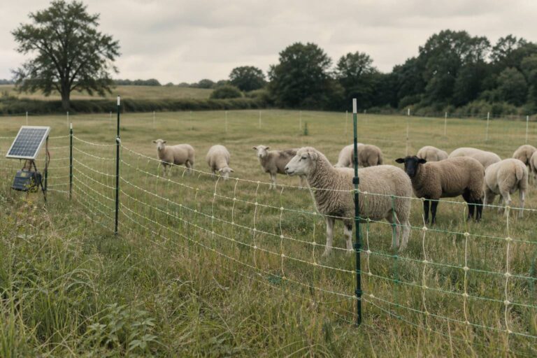 Filet électrique mobile pour moutons : puissance, pose, entretien