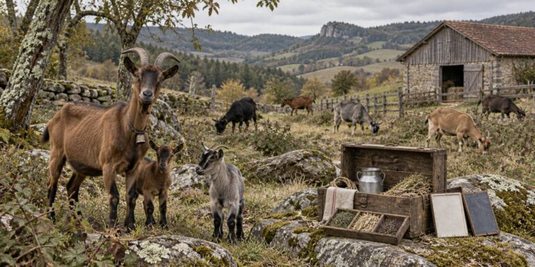 Chèvre de Lorraine : origine, lait et sauvegarde
